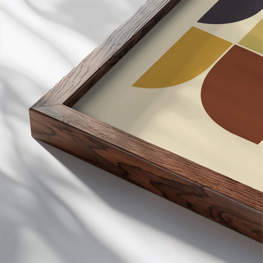 0140 bauhaus22 earth tones 3x4 close up dark wood mockup