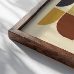 0140 bauhaus22 earth tones 3x4 close up dark wood mockup
