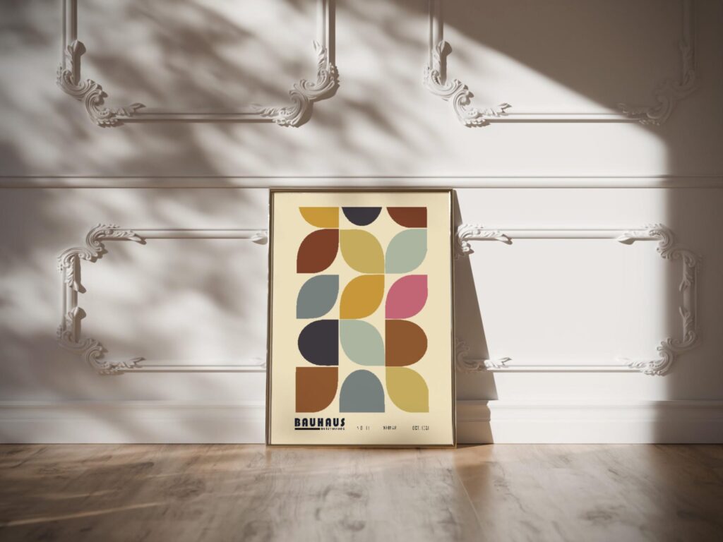 0140 bauhaus22 earth tones 3x4 video mockup