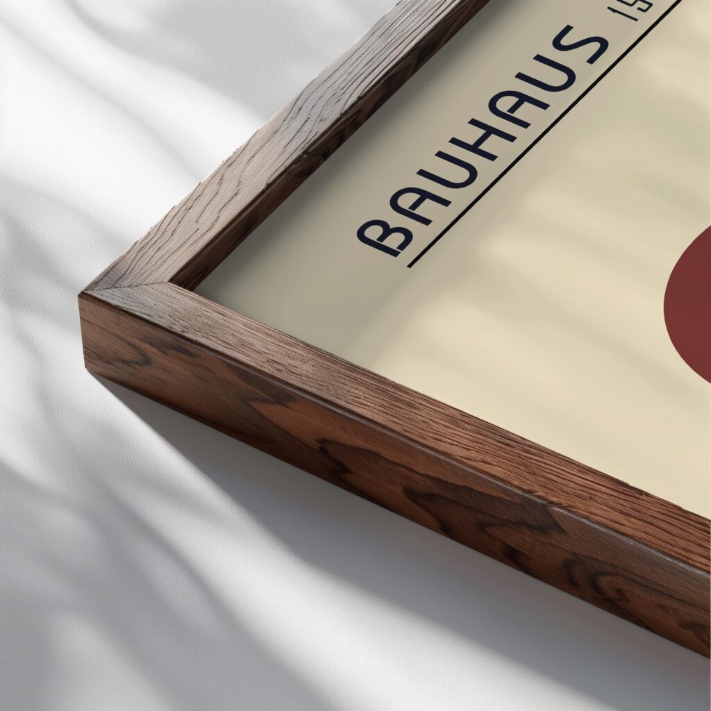 0150 bauhaus23 earth tones 3x4 close up dark wood mockup