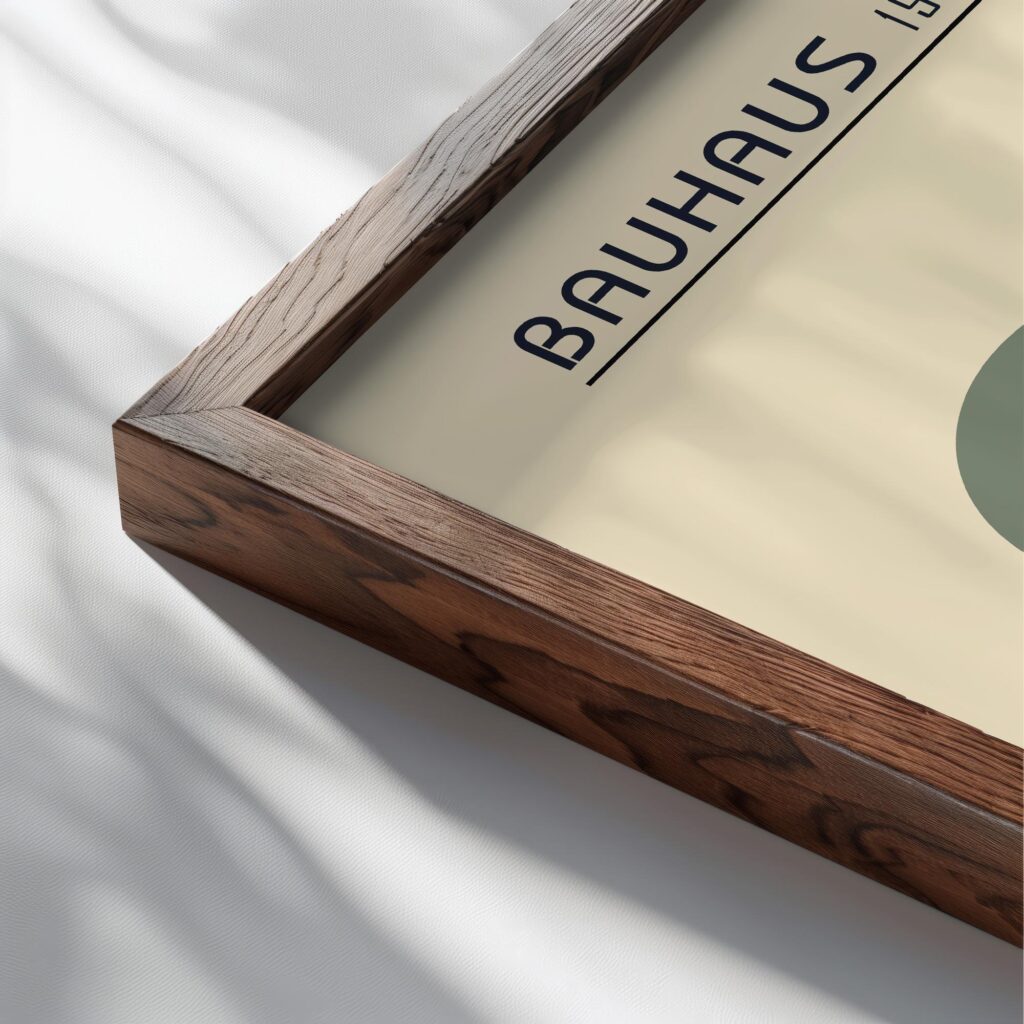 0151 bauhaus23 green 3x4 close up dark wood mockup