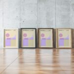 0154 bauhaus23 pink 3x4 framed posters mockup 0154 bauhaus23 pink 3x4 framed posters mockup