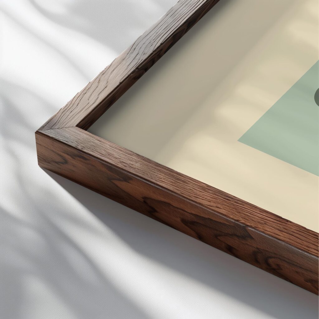 0158 bauhaus24 green 3x4 close up dark wood mockup