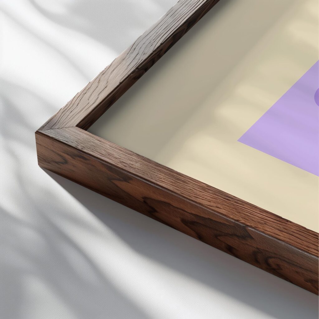 0161 bauhaus24 pink 3x4 close up dark wood mockup