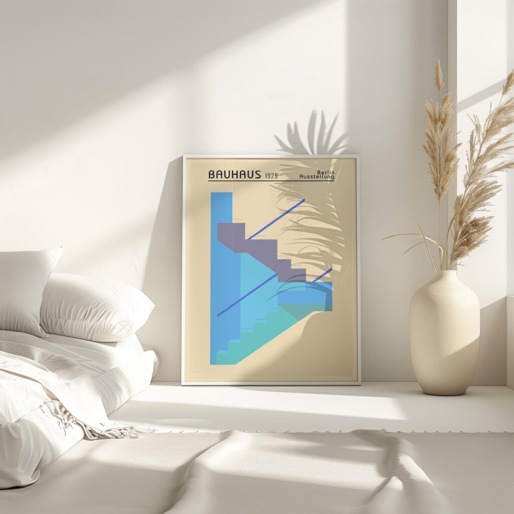 0163 bauhaus25 blue 3x4 4 mockup