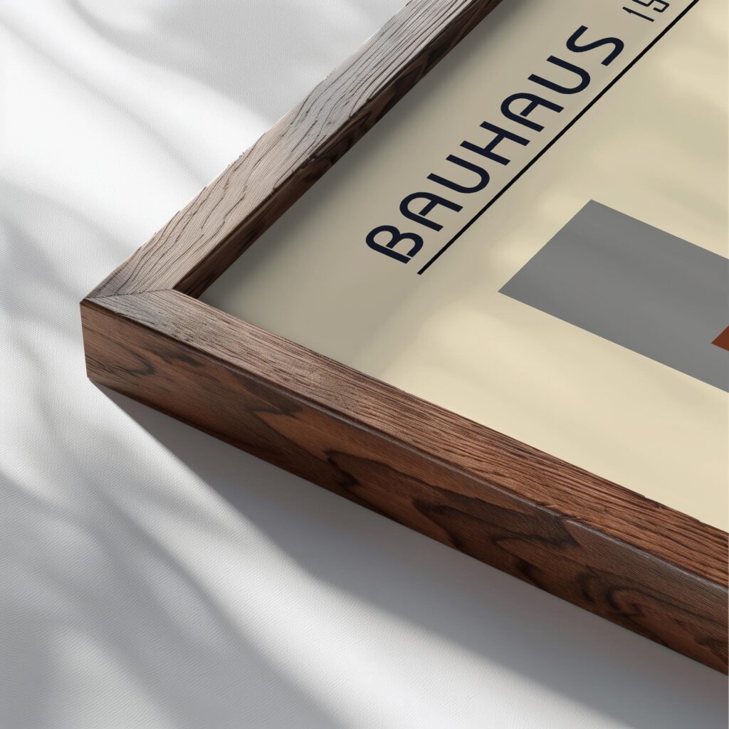 0164 bauhaus25 earth tones 3x4 close up dark wood mockup