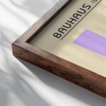 0168 bauhaus25 pink 3x4 close up dark wood mockup