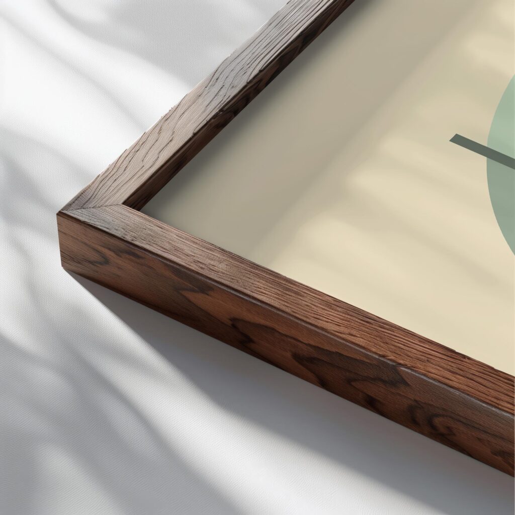 0172 bauhaus26 green 3x4 close up dark wood mockup