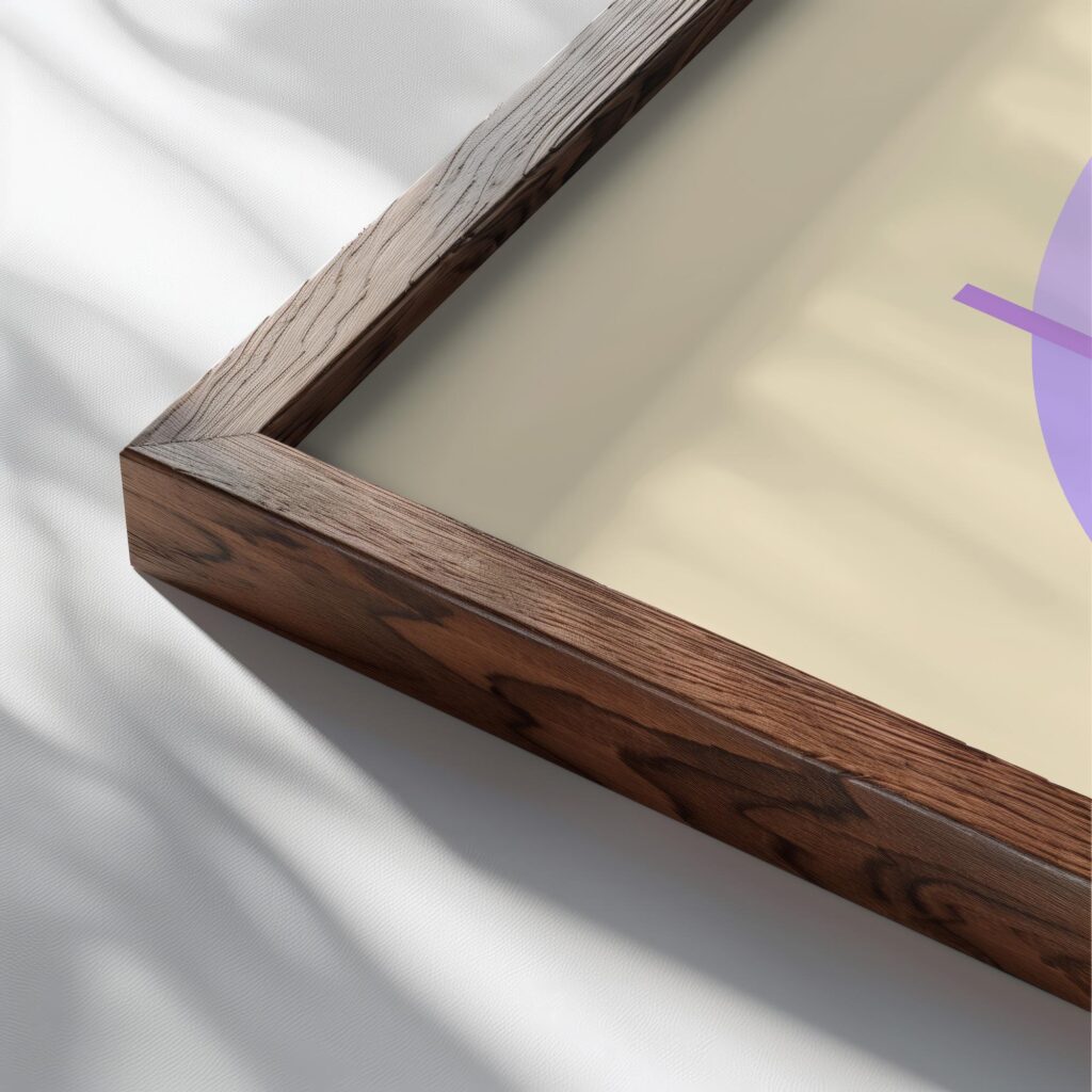 0175 bauhaus26 pink 3x4 close up dark wood mockup