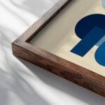 0179 bauhaus27 blue ISO close up dark wood mockup