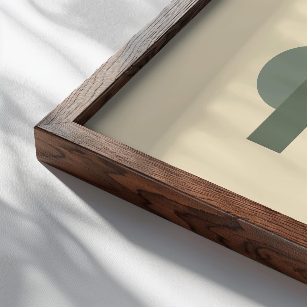 0181 bauhaus27 green 3x4 close up dark wood mockup