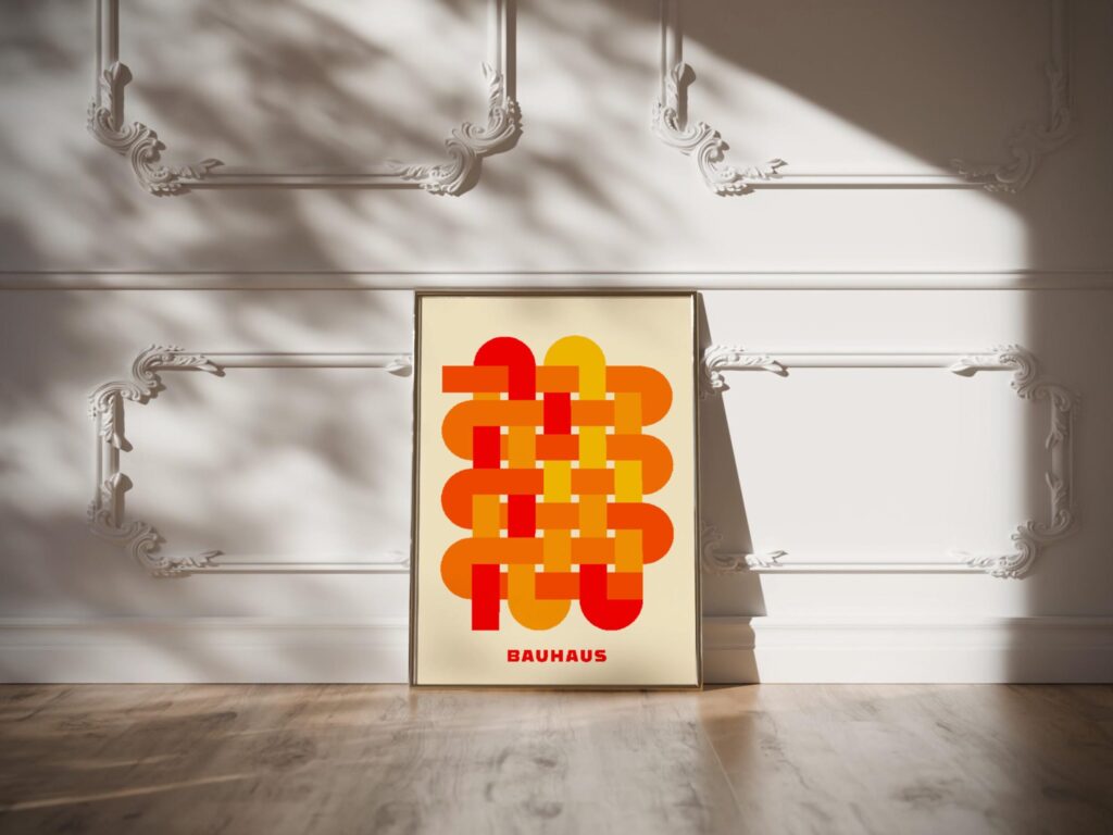 0185 bauhaus27 orange ISO video mockup