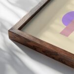 0186 bauhaus27 pink 3x4 close up dark wood mockup