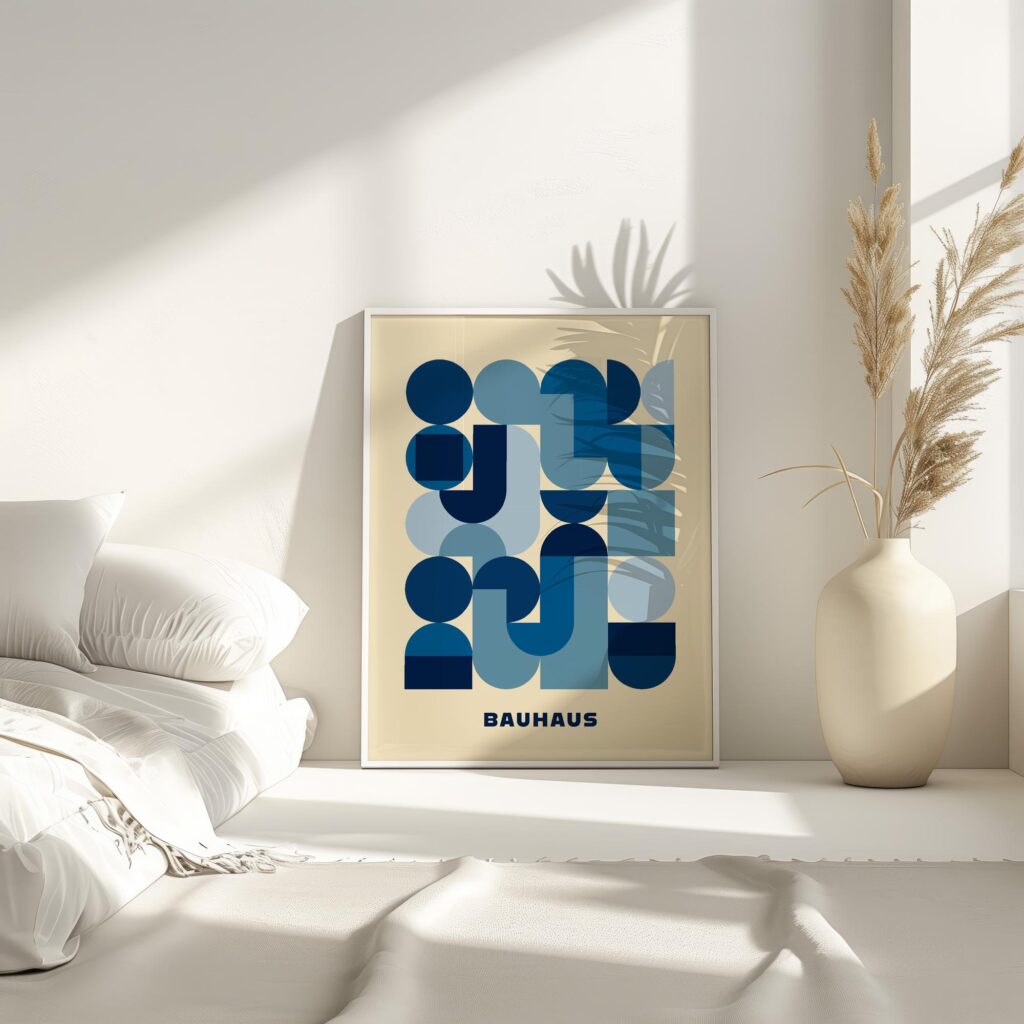 0192 bauhaus28 blue 3x4 4 mockup