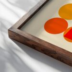 0197 bauhaus28 orange 3x4 close up dark wood mockup