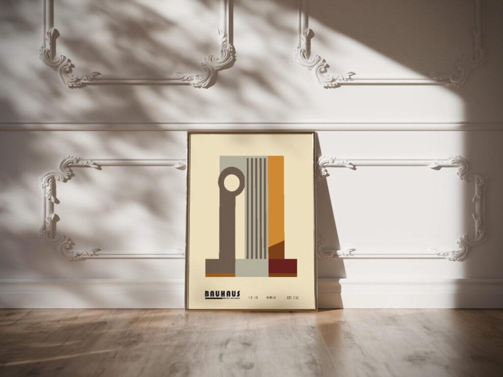 0225 bauhaus32 earth tones 3x4 video mockup