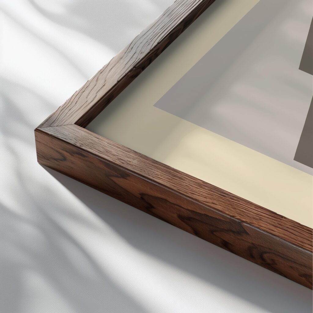 0235 bauhaus33 neutral 3x4 close up dark wood mockup