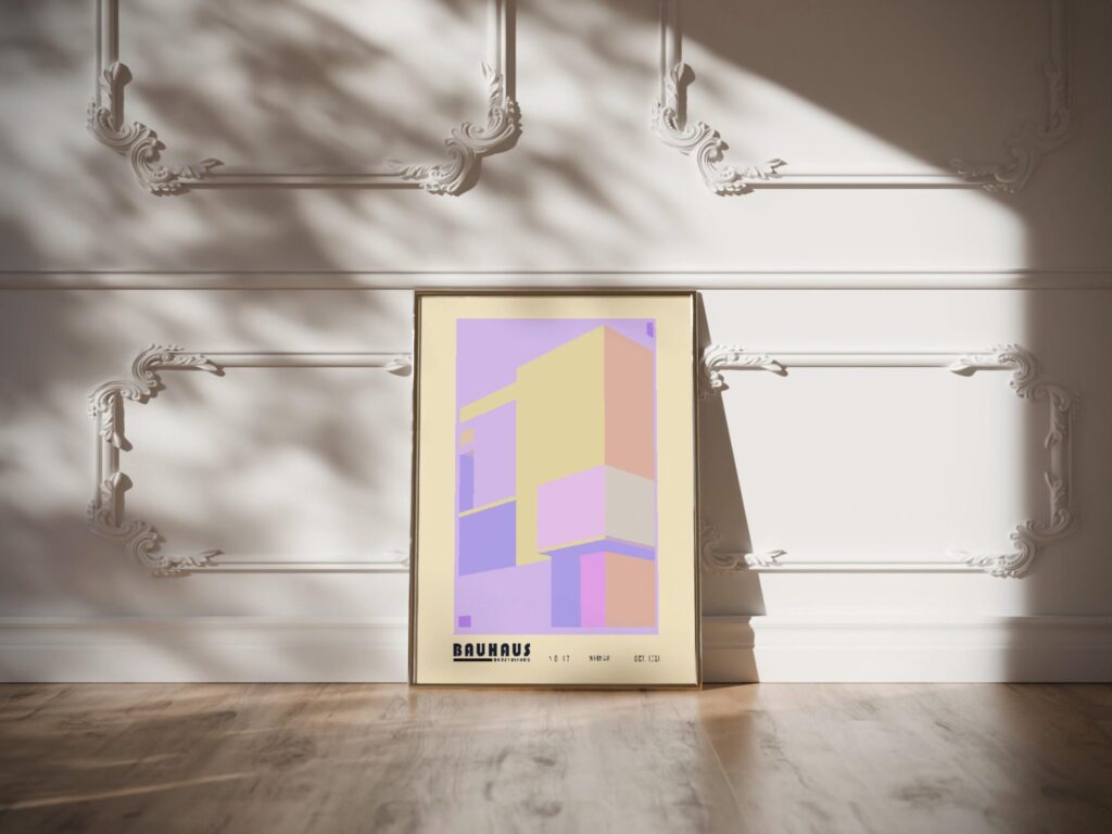 0236 bauhaus33 pink 3x4 video mockup
