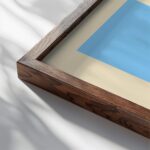 0238 bauhaus34 blue 3x4 close up dark wood mockup