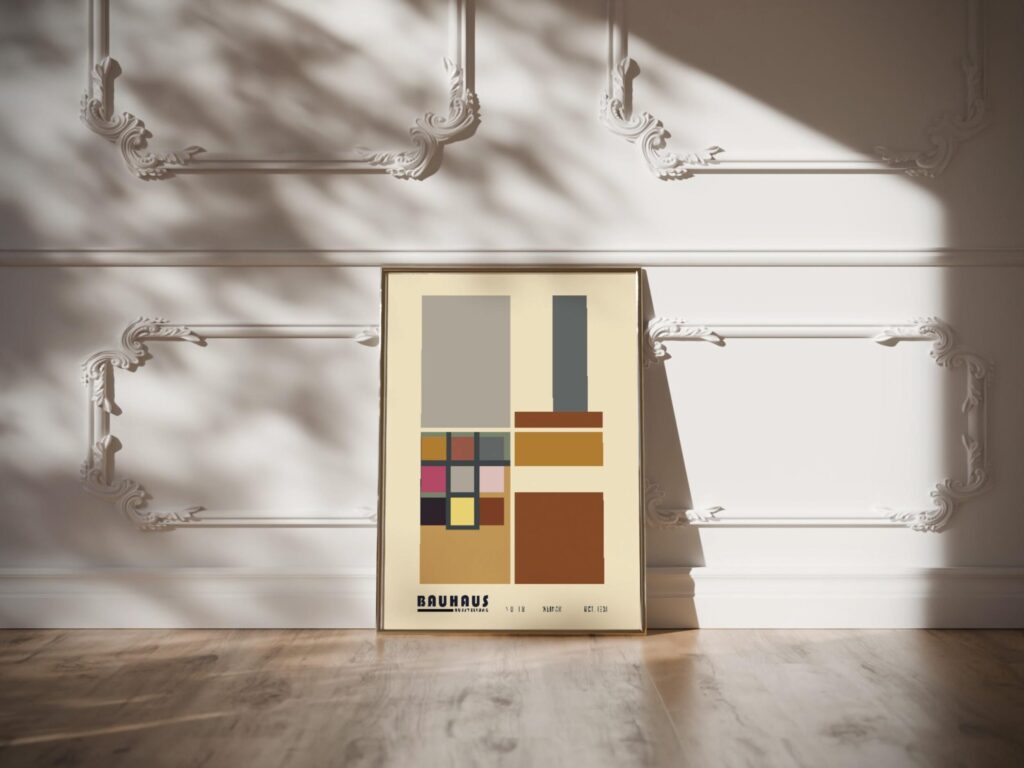 0239 bauhaus34 earth tones 3x4 video mockup