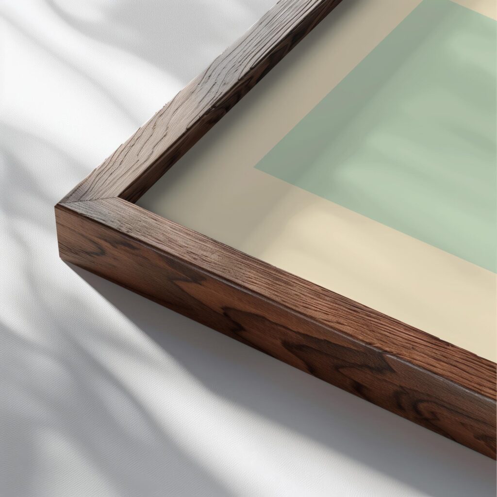 0240 bauhaus34 green 3x4 close up dark wood mockup