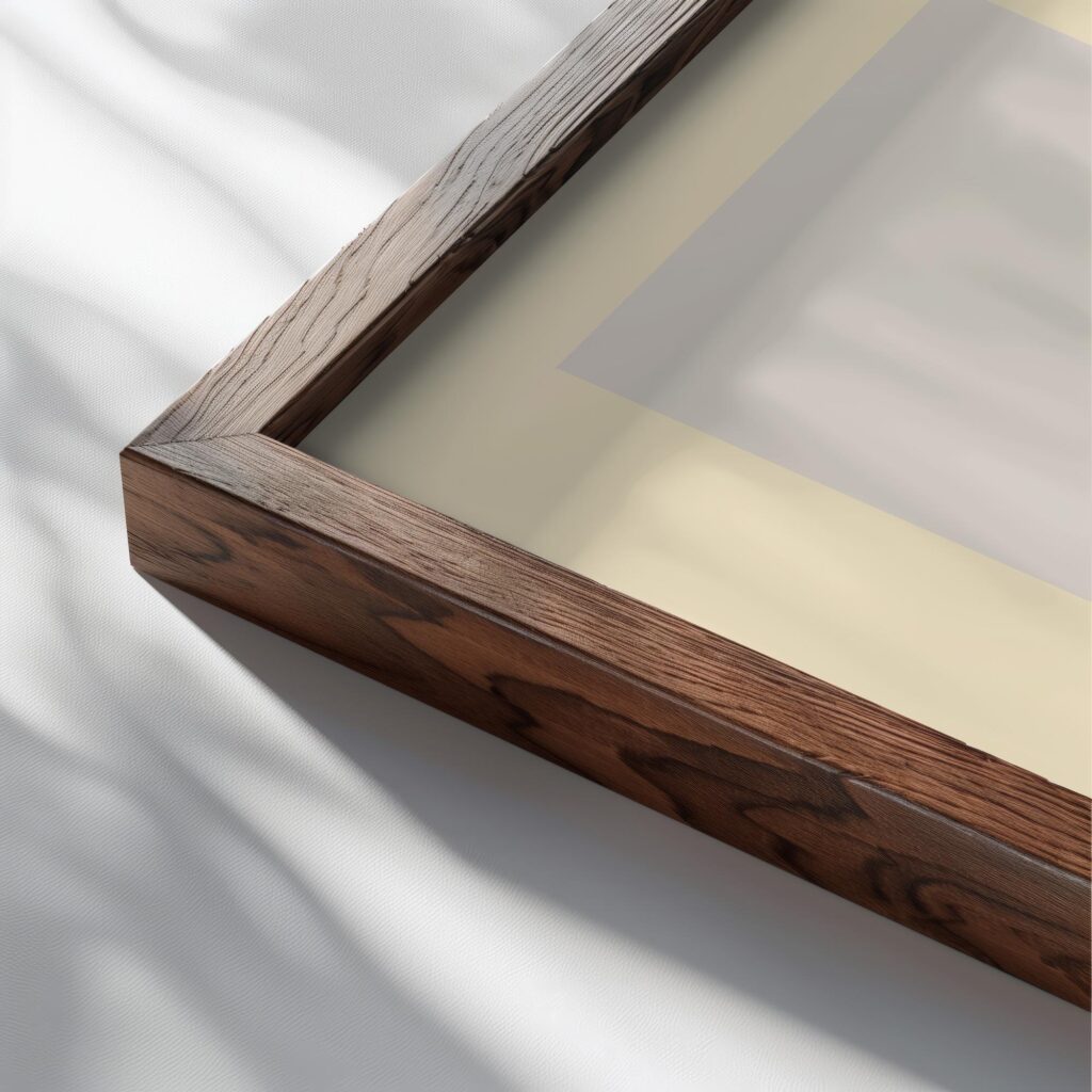 0242 bauhaus34 neutral 3x4 close up dark wood mockup