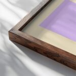 0243 bauhaus34 pink 3x4 close up dark wood mockup