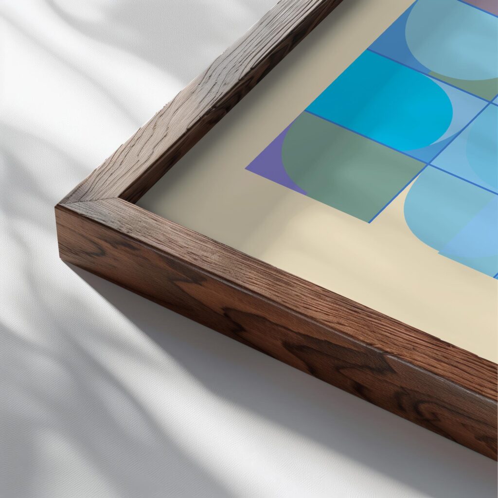 0245 bauhaus35 blue 3x4 close up dark wood mockup