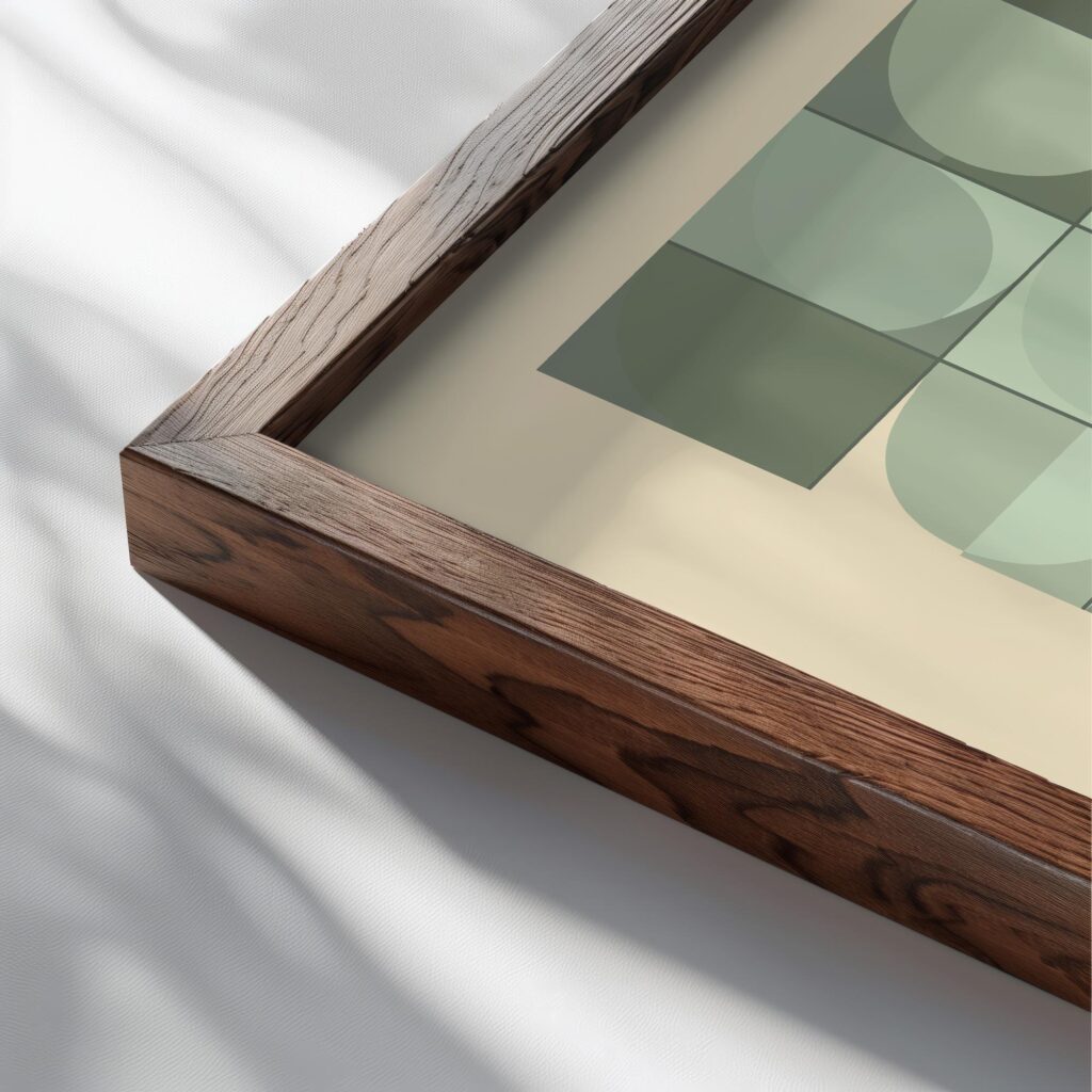 0247 bauhaus35 green 3x4 close up dark wood mockup