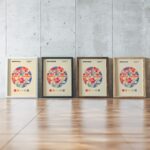 0255 bauhaus36 muted 3x4 framed posters mockup