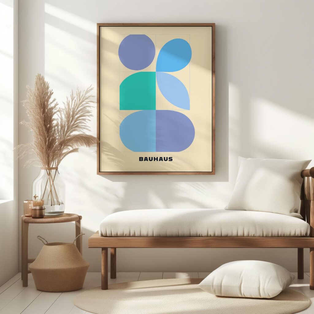 0266 bauhaus38 blue 3x4 5 mockup