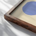 0266 bauhaus38 blue 3x4 close up dark wood mockup