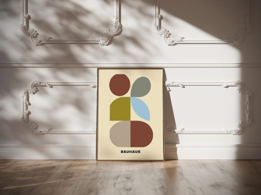 0267 bauhaus38 earth tones 3x4 video mockup
