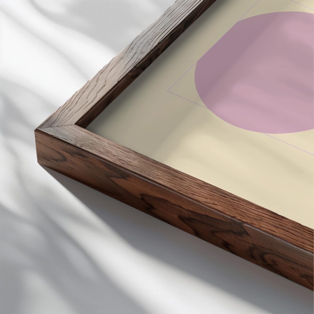 0271 bauhaus38 pink 3x4 close up dark wood mockup