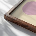 0271 bauhaus38 pink 3x4 close up dark wood mockup