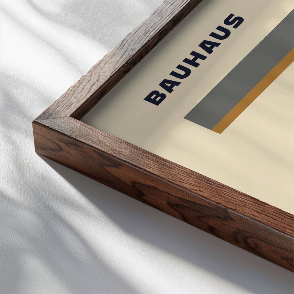 0281 bauhaus40 earth tones 3x4 close up dark wood mockup