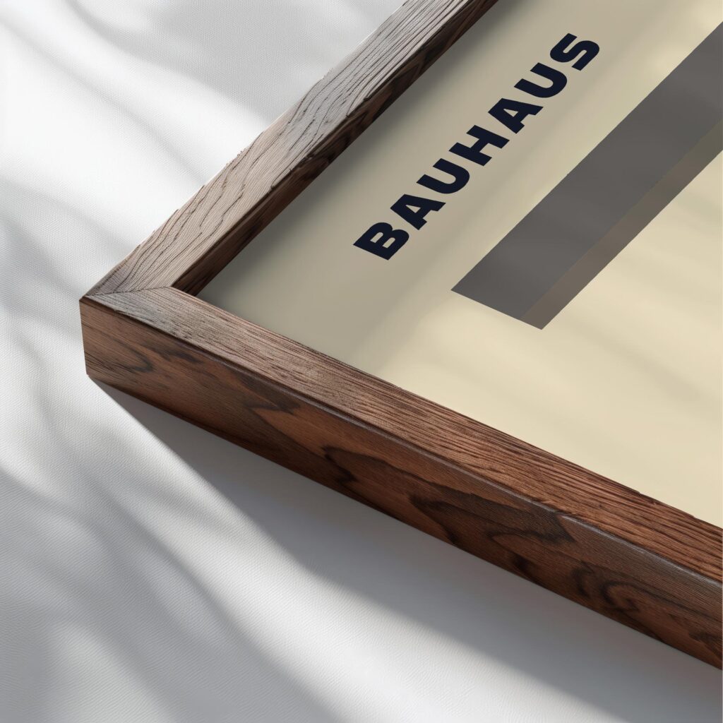 0284 bauhaus40 neutral 3x4 close up dark wood mockup