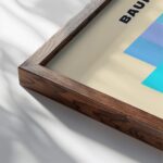 0287 bauhaus41 blue 3x4 close up dark wood mockup