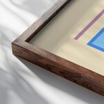 0294 bauhaus42 blue 3x4 close up dark wood mockup