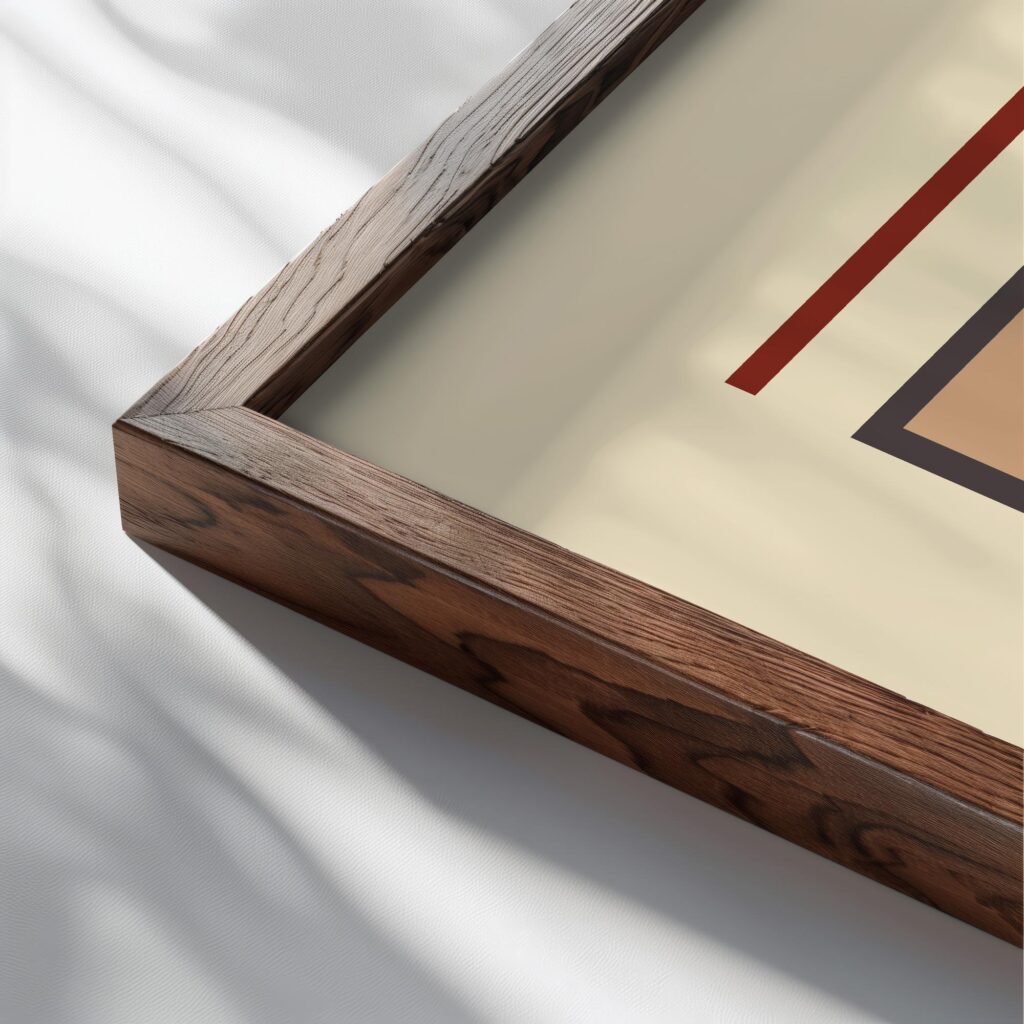 0295 bauhaus42 earth tones 3x4 close up dark wood mockup