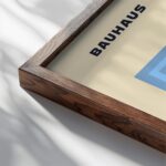 0301 bauhaus43 blue 3x4 close up dark wood mockup