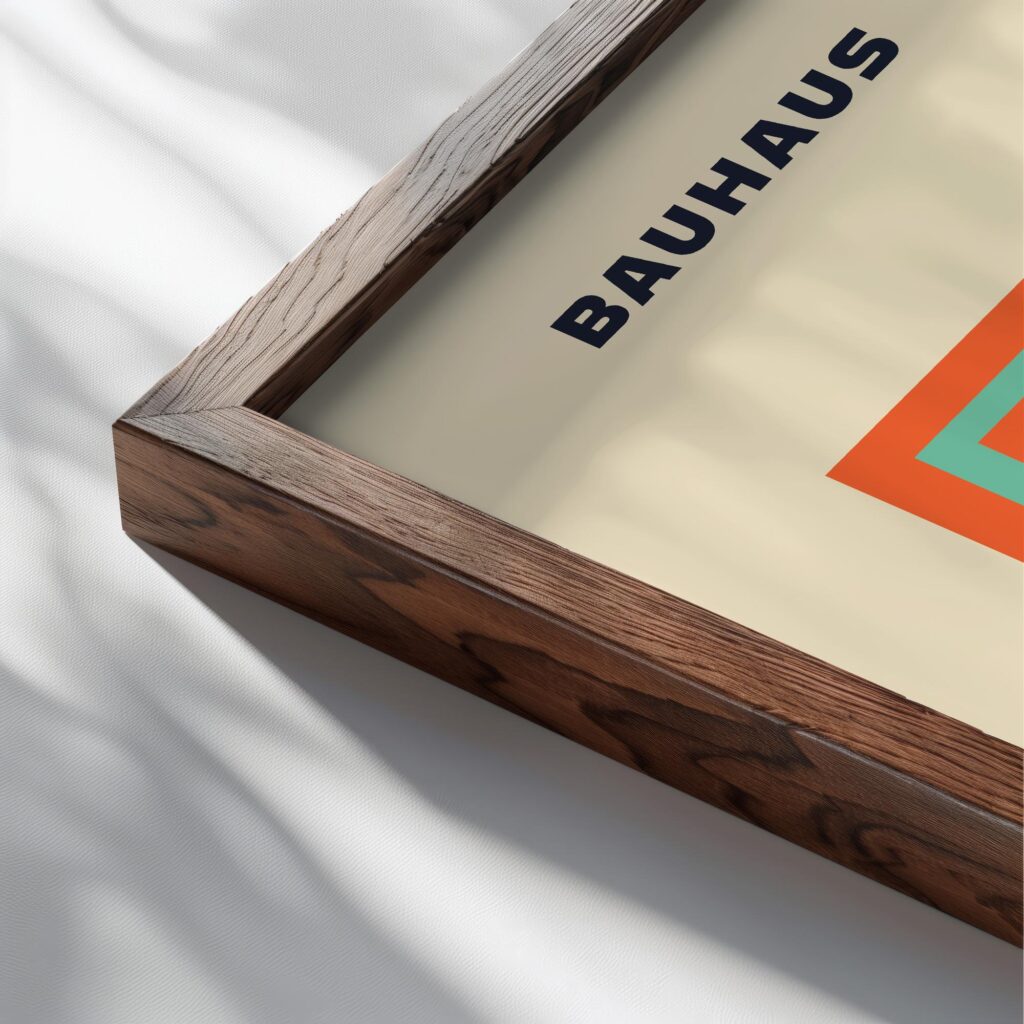 0307 bauhaus43 summer 3x4 close up dark wood mockup