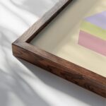 0313 bauhaus44 pink 3x4 close up dark wood mockup