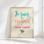 1 corinthiens 619 french bible christian affirmation print