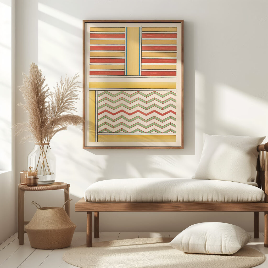 1. Plafond du Tombeau Danna n° 81 2. Plafond du Tombeau de Thotnofer n° 80 1911 Gustave Jequier 5 mockup