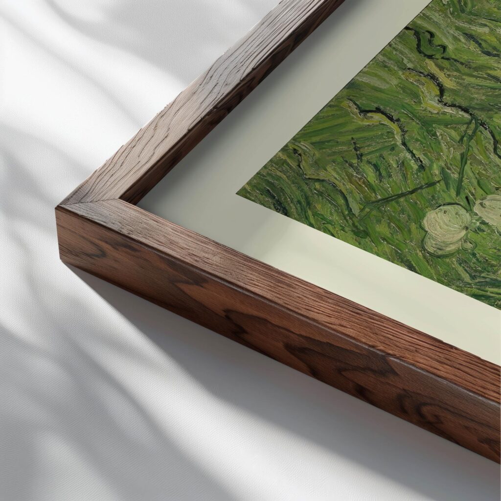 11 Psalm 112 7 close up dark wood mockup