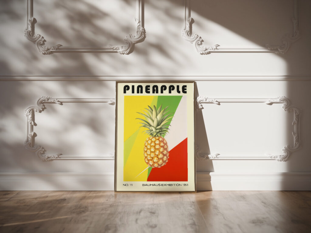 11 pineapple bauhaus 3x4 video mockup