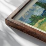 12 Romans 12 12 close up dark wood mockup