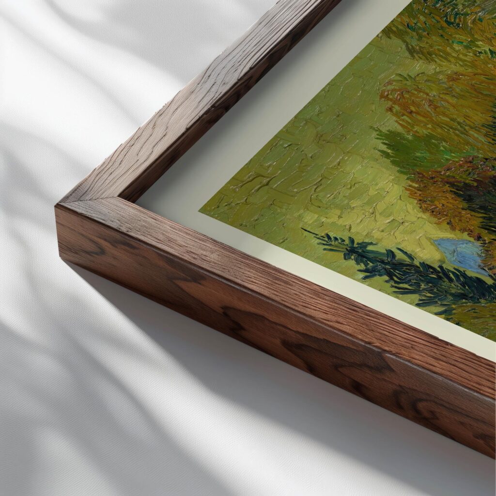 18 Psalm 34 8 close up dark wood mockup