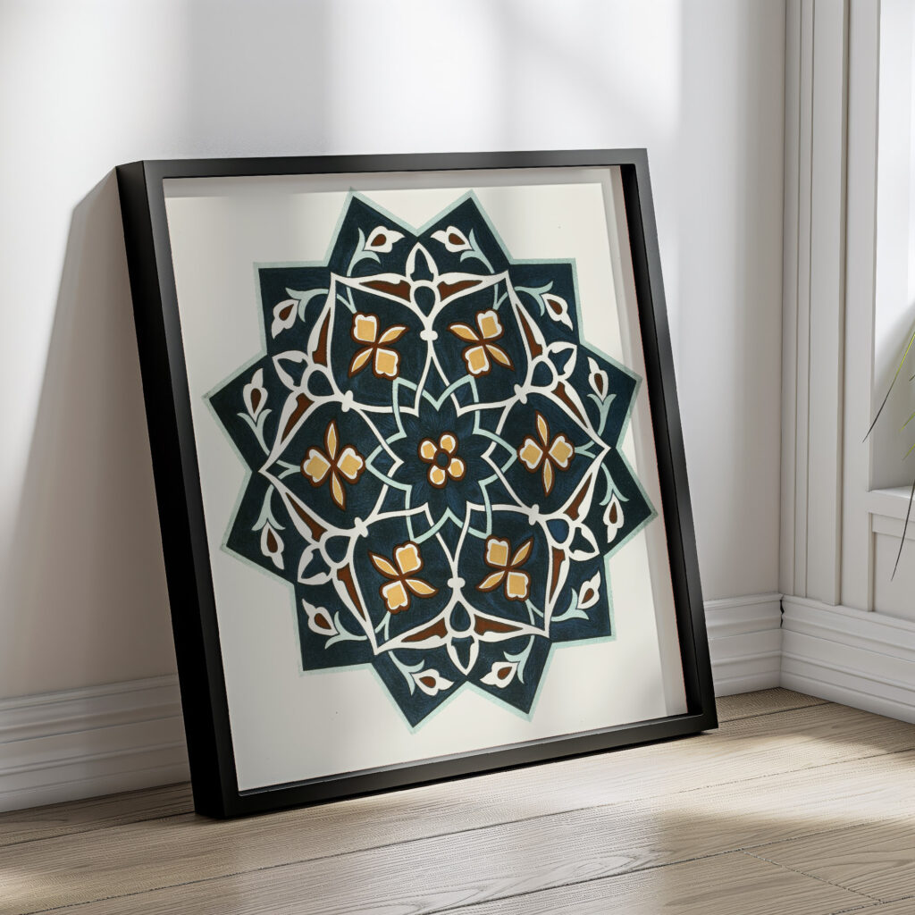 18 plates of ornamental tiles from the Afghan Boundary Commission Pl 02 1884 Afghan Boundary Commission 4 mockup